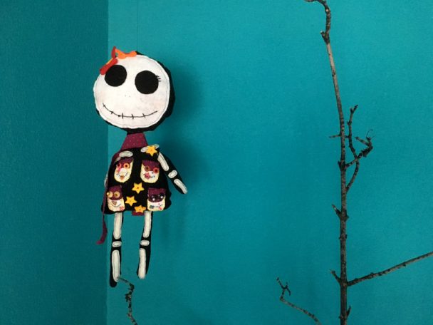 Genähte Calavera